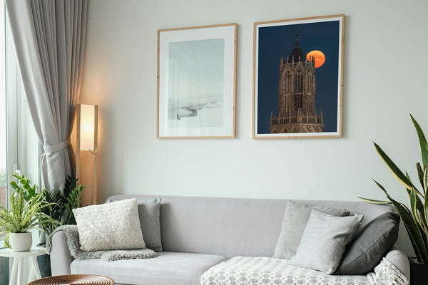 Domtoren Utrecht supermoon oak frame example 2